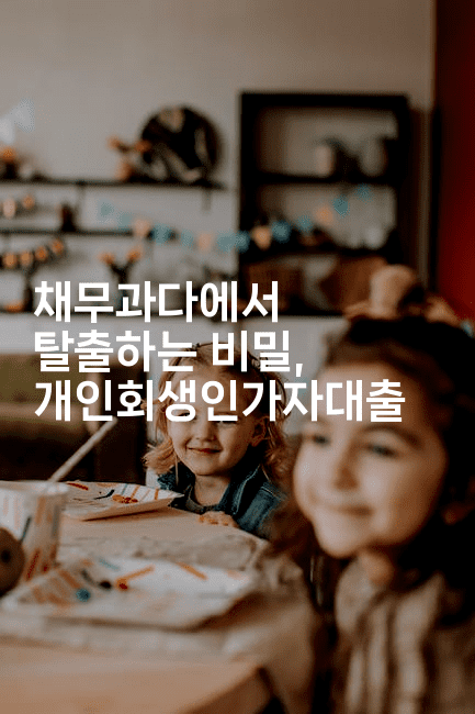 채무과다에서 탈출하는 비밀, 개인회생인가자대출-메이핑