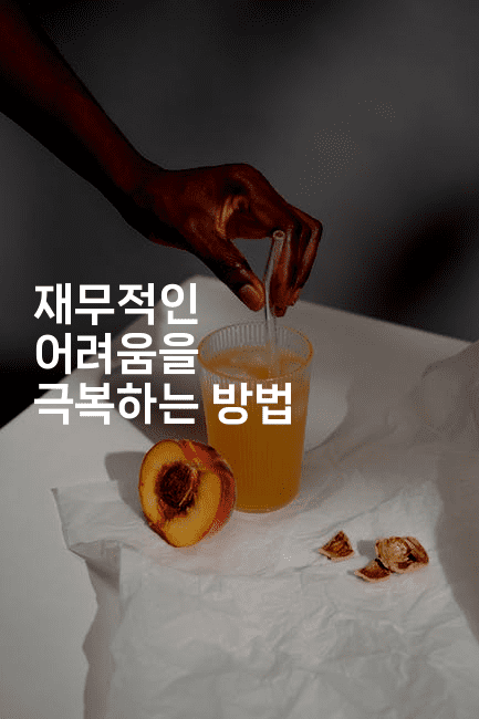 재무적인 어려움을 극복하는 방법-메이핑